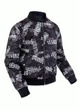 DOUBLE FACE BOMBER JACKET  GERONIMO BLACK TEXTURE