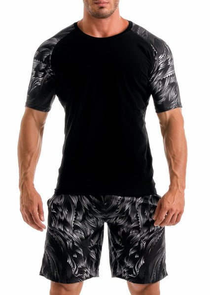 MEN T-SHIRT SHORT RAGLAN SLEEVE 1918t55