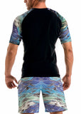 MEN T-SHIRT SHORT RAGLAN SLEEVE 1918t55
