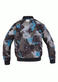 DOUBLE FACE BOMBER JACKET  BROWN BRUSHES