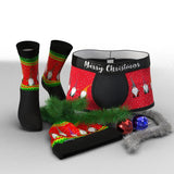Christmas set of Boxers & Socks& Beanie V1