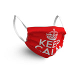 DESIGNER FACE MASK KEEP CALM