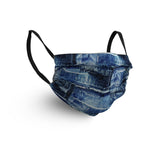 DESIGNER FACE MASK  DENIM