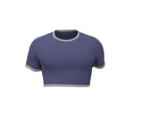 Men Crop Top T-shirt 2497t2