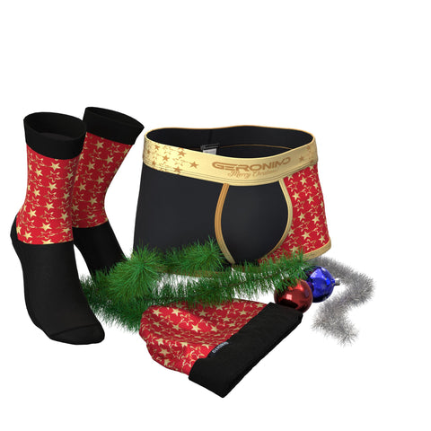 Christmas set of Boxers & Socks& Beanie V2