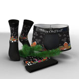 Christmas set of Boxers & Socks& Beanie V1