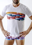 Men T-shirt short sleeve 1718t3